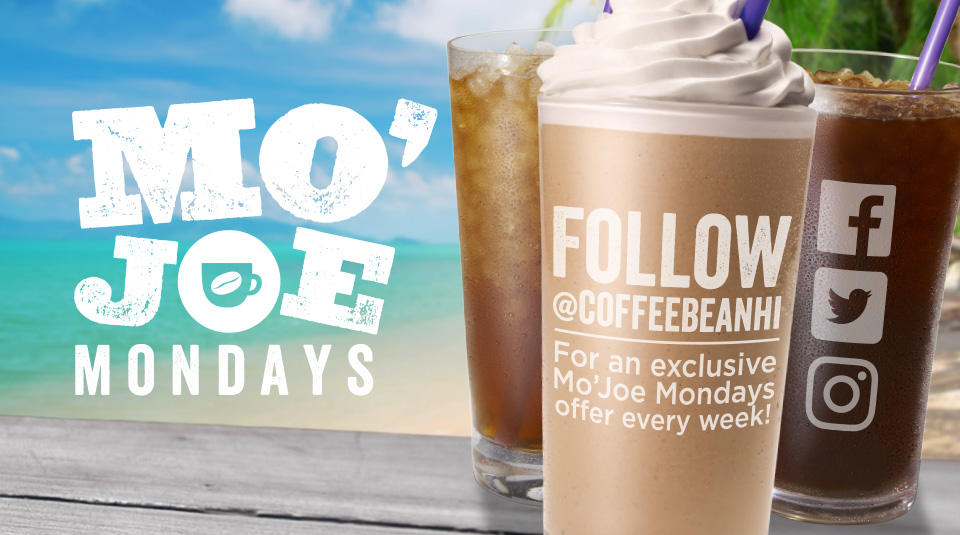 The Coffee Bean and Tea Leaf - Hawaii - This winning Ice Blended from  #MoJoeMadness is our next Mo'Joe Monday! Sip on our regular size Caramel  Ice Blended for $3. To redeem